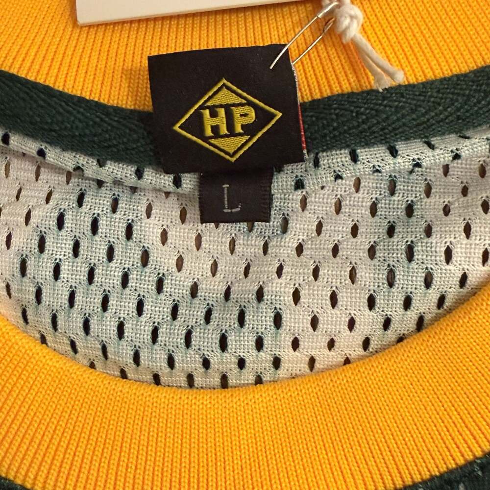 imHappyPromise HappyAF Green Bay Packers Inspired Mesh Oversized FootballJersey - Picture 3 of 6